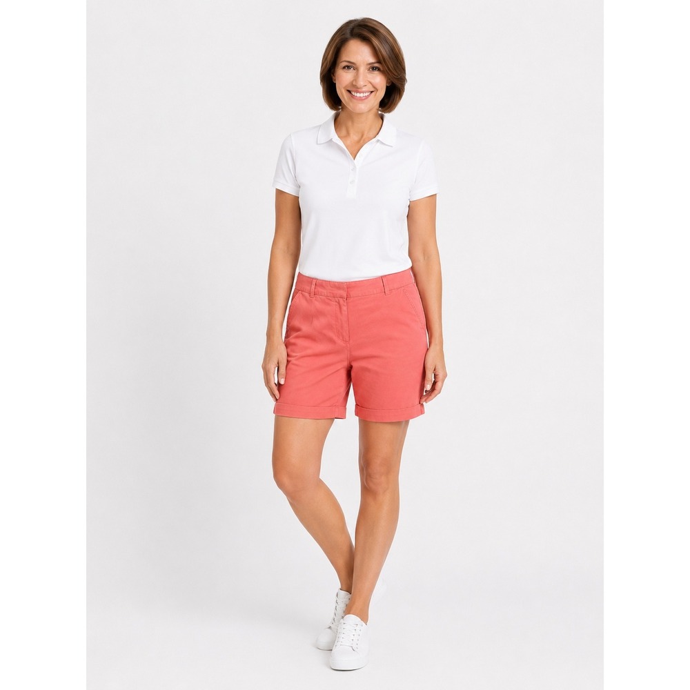 Jag Jeans Womens Coral Pink Pull-On Shorts Classic Fit Size 12/31 NWT Stretch